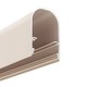 1 m aluprofil NAMI23 CD-9 - Beige lackerad, utanpåliggande, LED skena
