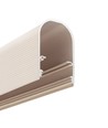 1 m aluprofil NAMI23 CD-9 - Beige lackerad, utanpåliggande, LED skena