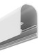 2m aluprofil NAMI23 CD-9 - Vitlackerad, utanpåliggande, LED-skena