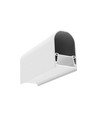 2m aluprofil NAMI23 CD-9 - Vitlackerad, utanpåliggande, LED-skena