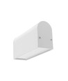 2m aluprofil NAMI23 CD-9 - Vitlackerad, utanpåliggande, LED-skena