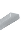 2m tillbehörsprofil NAMI23 - Anodiserad, utanpåliggande, LED-skena