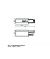 2m aluminiumprofil PHIL.V2 C10/Q9 - Svart anodiserad, utanpåliggande, LED-skena