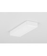 1m aluprofil VARIO30-01 ACDE-9/TY - Vit lackerad, påbyggnad, LED-skena