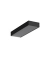 2m aluprofil VARIO30-01 ACDE-9/TY - Svart anodiserad, utanpåliggande, LED skena