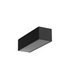 1m aluminiumprofil VARIO30-02 ACDE-9/TY - Svart anodiserad, utanpåliggande, LED-skena