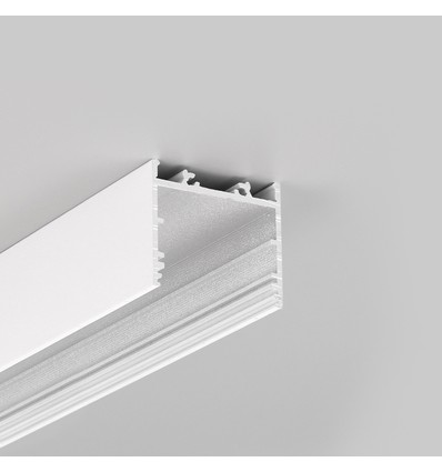 2m aluprofil VARIO30-02 ACDE-9/TY - Vit lackerad, utanpåliggande, LED-skena