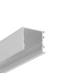 1m aluprofil VARIO30-03 ACDE-9/TY - Obearbetad aluminium, påbyggnad, LED-skena