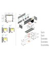 2m aluprofil VARIO30-03 ACDE-9/TY - Svartanodiserad, utanpåliggande, LED-list