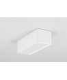 1m aluprofil VARIO30-03 ACDE-9/TY - Vitlackerad, utanpåliggande, LED skena