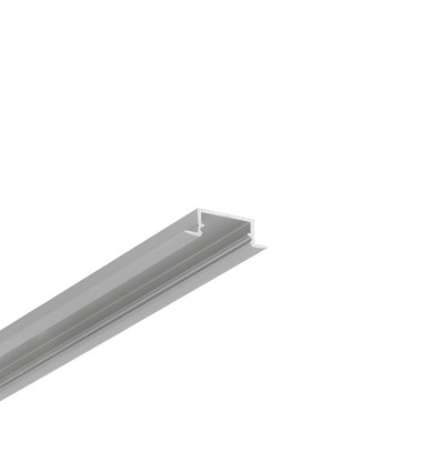 1m aluminimumprofil BEGTIN12 J/S - Anodiserad, inbyggd, LED-skena