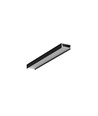 40 st. 2m aluprofil BEGTON12 J/S - Svartanodiserad, inbyggd, LED-skena