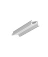 1m aluprofil DIAGONAL14 F/TY - Anodiserad, infälld, LED skena