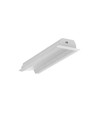 2m aluprofil DIAGONAL14 F/TY - Obehandlad aluminium, inbyggd, LED-skena