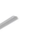 1 m aluprofil GROOVE10 BC/UX - Obehandlad aluminium, inbyggd, LED-skena