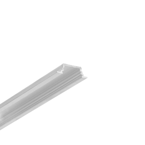 2m aluprofil GROOVE10.V2 A1C/U - Obehandlad aluminium, inbyggd, LED-skena