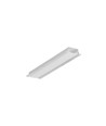 2m aluprofil GROOVE10.V2 A1C/U - Obehandlad aluminium, inbyggd, LED-skena