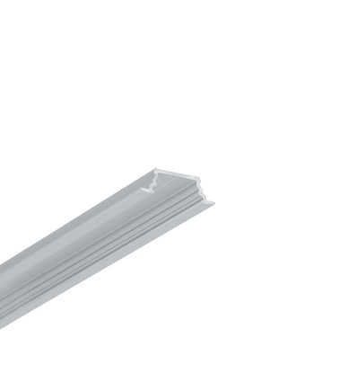 2m aluprofil GROOVE10.V2 A1C/U - Anodiserad, inbyggd, LED skena