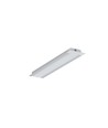 2m aluprofil GROOVE10.V2 A1C/U - Anodiserad, inbyggd, LED skena