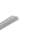 1m aluprofil GROOVE14 EE7F/TY - Anodiserad, inbyggd, LED skena