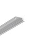 1m aluprofil GROOVE14 EE7F/TY - Obehandlad aluminium, inbyggd, LED skena