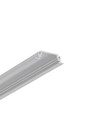 1m aluprofil GROOVE14 EE7F/TY - Obehandlad aluminium, inbyggd, LED skena