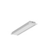 2m aluprofil GROOVE14.V2 BC3/Y - Obearbetad aluminium, inbyggd, LED-list