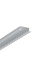 2m aluprofil GROOVE14.V2 BC3/Y - Anodiserad, inbyggd, LED-skena