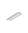 2m aluprofil GROOVE14.V2 BC3/Y - Anodiserad, inbyggd, LED-skena