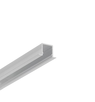 1m aluprofil SMART-IN10 AC2/Z - Obehandlad aluminium, infälld, LED-skena