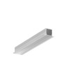 2m aluprofil SMART-IN10 AC2/Z - Obehandlad aluminium, inbyggd, LED skena