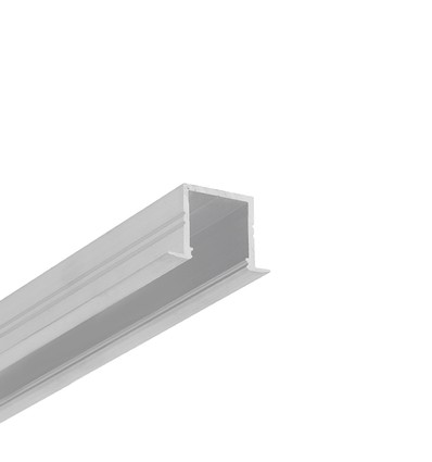 1m aluprofil SMART-IN16 BC3/U4 - Obehandlad aluminium, inbyggd, LED-skena