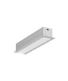 2m aluprofil SMART-IN16 BC3/U4 - Anodiserad, inbyggd, LED-skena