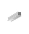 2m aluminiumprofil SMART-IN16 BC3/U4 - Obehandlad aluminium, inbyggd, LED-skena