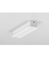 2m aluprofil SMART-IN16 BC3/U4 - Vitlackerad, infälld, LED-skena