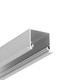 2m aluprofil LINEA-IN20 EE7F/U7 - Anodiserad, inbyggd, LED-skena