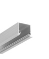2m aluprofil LINEA-IN20 EE7F/U7 - Anodiserad, inbyggd, LED-skena
