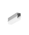 2m aluprofil LINEA-IN20 EE7F/U7 - Anodiserad, inbyggd, LED-skena