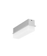 2m aluprofil LINEA-IN20 EE7F/U7 - Anodiserad, inbyggd, LED-skena