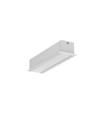 2m aluprofil LINEA-IN20 EE7F/U7 - Obehandlad aluminium, inbyggd, LED skena