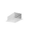 2m aluprofilskena PHIL RECESSED C10 - Obehandlad aluminium, infälld, LED-list