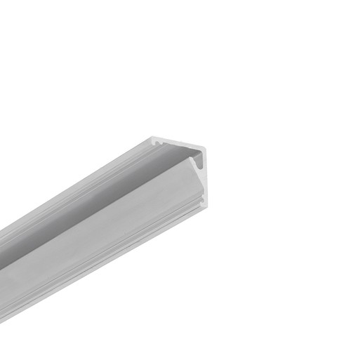 1m aluprofil CABI12 E - Obearbetad aluminium, hörn, LED-skena
