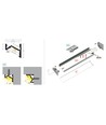 1m aluprofil CORNER10.V2 A1C/U1 - Anodiserad, hörn, LED-skena
