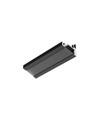 40 st. 2m aluprofil CORNER10 BC/UX - Svartanodiserad, hörn, LED-skena