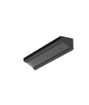 40 st. 2m aluprofil CORNER10 BC/UX - Svartanodiserad, hörn, LED-skena