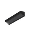 2m aluprofil CORNER10.V2 A1C/U1 - Svart anodiserad, hörn, LED-skena