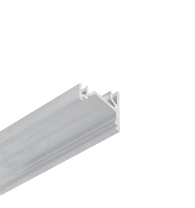 1m aluminiumprofil CORNER12.V2 EF/U - Obehandlad aluminium, hörn, LED skena