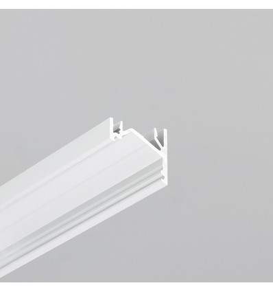 2m aluprofil CORNER12.V2 EF/U - Vitlackerad, hörn, LED-skena