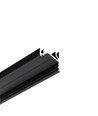 2m aluprofil CORNER12.V2 EF/U - Svart anodiserad, hörn, LED skena
