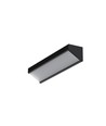 2m aluprofil CORNER12.V2 EF/U - Svart anodiserad, hörn, LED skena